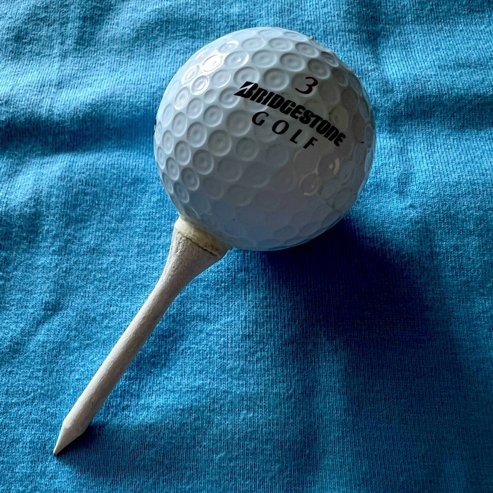 Golf ball cigar holder for on the golf course. Made to order.